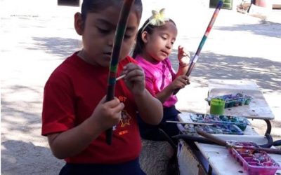 Palos de madera reciclados