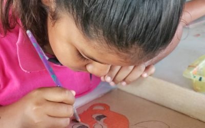 Trabajos realizado por pequeñas de Arroyo González