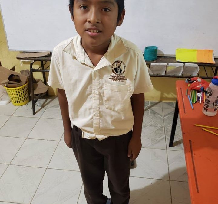 Pesaje y medición alumnos Xadani