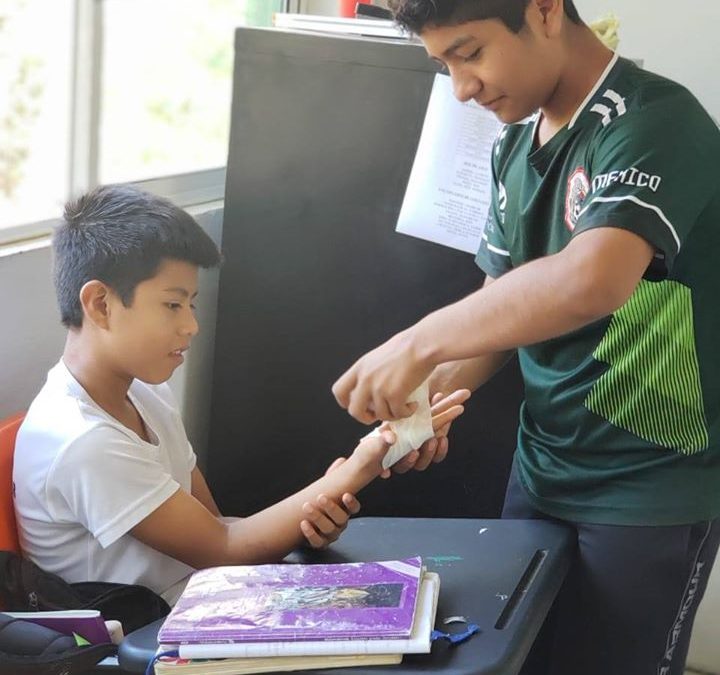 Técnicas de vendaje en Arrollo González