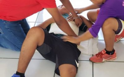 Técnica de vendaje abdominal