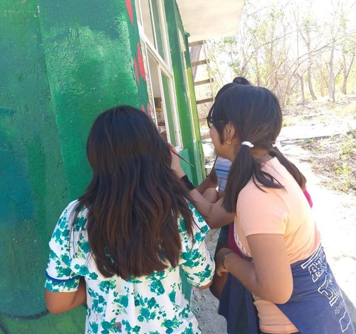 Terminando el árbol del aula