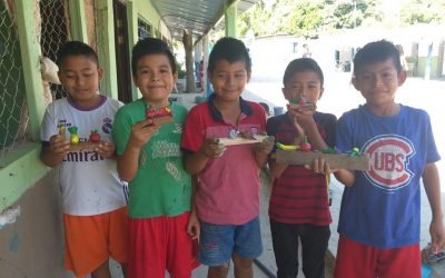 Combinación del barro y la pintura