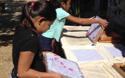 Taller de papel reciclado