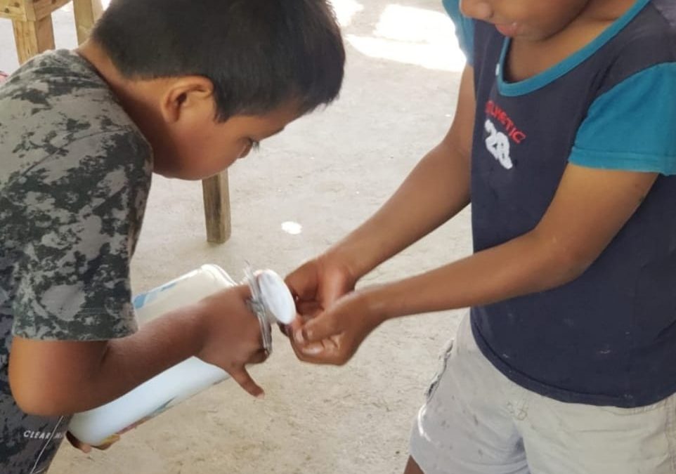 El gel antibacterial